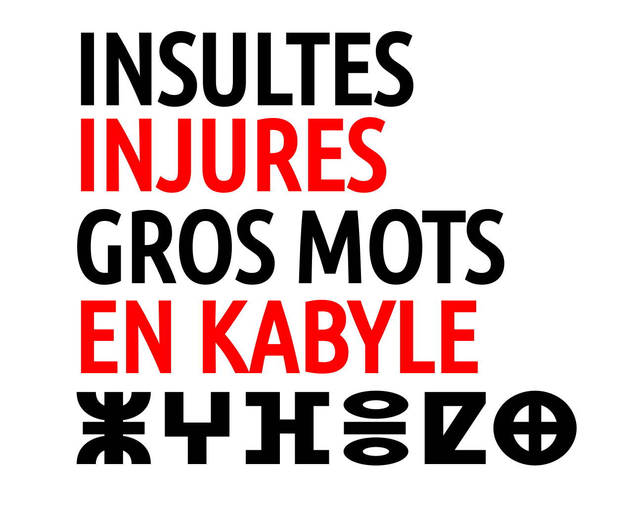 Top 10 des insultes en kabyle: tous les gros mots à ne surtout pas répéter !