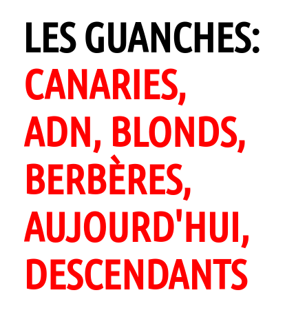 Les Guanches d'hier et d'aujourd'hui: un peuple Amazigh aux cheveux blonds ?