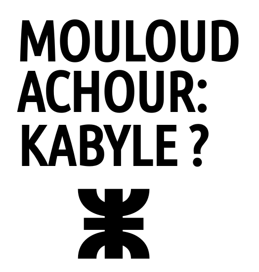 Les racines kabyles du journaliste Mouloud Achour