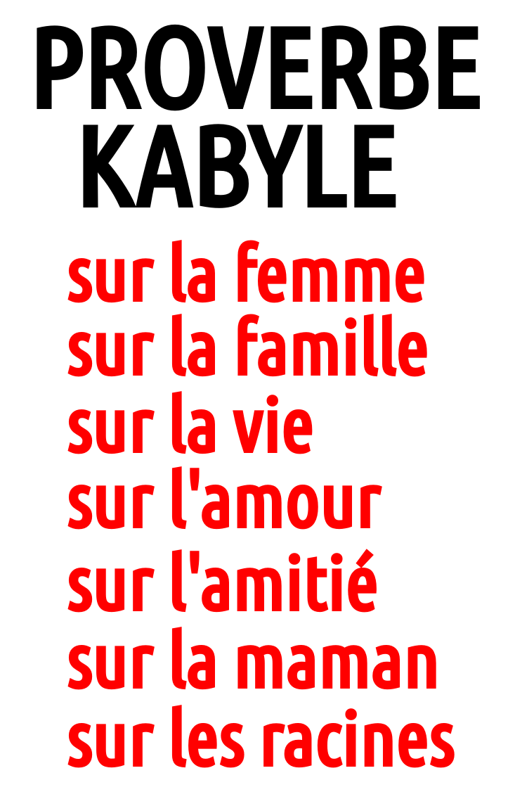 Les 7 plus beaux proverbes kabyles